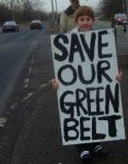 Barton Green Belt Protest Jan 2010